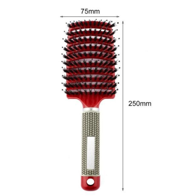 Hairbrush Anti Klit Brushy Haarborstel Women Detangler Hair Brush Bristle Nylon Scalp Massage  Teaser Hair Brush Comb - Image 7