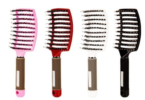 Hairbrush Anti Klit Brushy Haarborstel Women Detangler Hair Brush Bristle Nylon Scalp Massage  Teaser Hair Brush Comb - Image 6